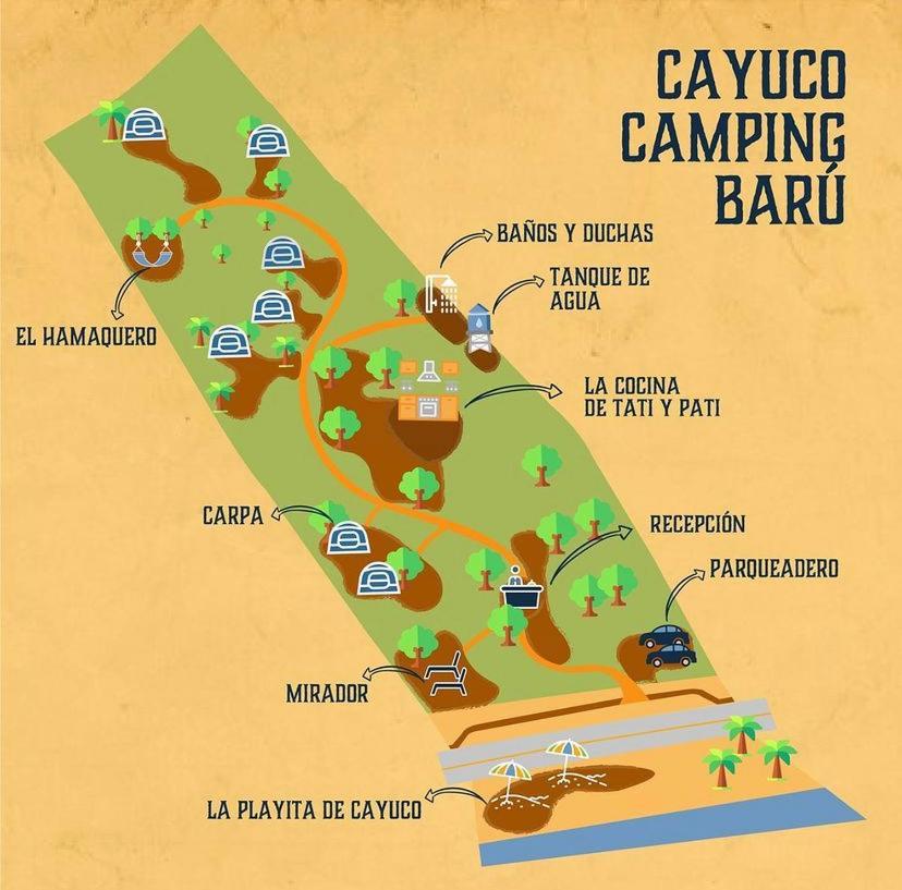 ホテルCayuco Camping Baru Santa Ana  エクステリア 写真